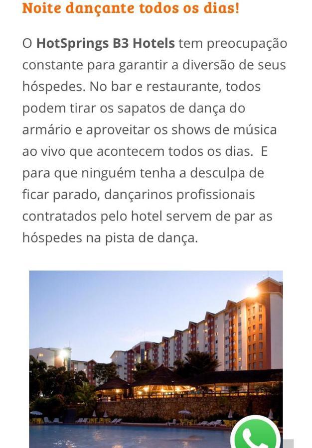 Hot Springs Hotel Caldas Novas-Flat Vip Eksteriør bilde